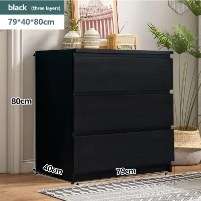 KEKEE Drawer Cabinet With Storage 5 Layer Almari Baju Chest Drawer White Putih Storage Wardrobe Home Almari Pakaian柜子