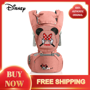 Original Disney 0-18 Months Baby Carrier Waist Stool Newborn Infant Baby Sling Front Facing Wrap Carrier for Baby Travel Kangaroo Baby