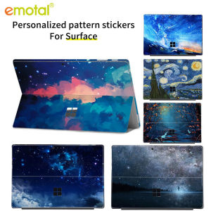 Color printing pattern vinyl Sticker for Microsoft Surface Pro 7/6/5/4/3/8/9 Surface pro X GO 2 Back Cover Body Decal Skin Protector