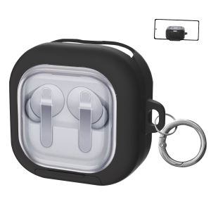 Protective Case For Samsung Galaxy Buds 4/4 Pro Transparent Hard Cover Anti Drop Earphone Case Earbuds Cover with Phone Stand Function