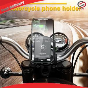 Aluminum Motorcycle Phone Holder Anti-Vibration Motorcycle Bike Phone Holder Bike Phone Mount Holder for Mountain Biking Scooters & Dirt Bikes