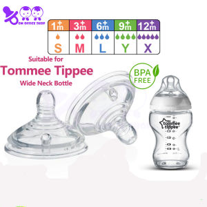 60mm Wide Neck Nipple Silicone Pacifier Suitable For Tommee Tippee Liquid Silicone Nipple Feeding Bottle Nipple Teat 0-12 Months Baby Teat Feeding Essentials anti colic