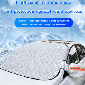Car Windshield Cover Waterproof Dust Proof Sunshade Heat Insulation Car Cover Car Shade Sunshade Outside Foldable Car Curtain