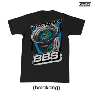 Kaos Velg Mobil Static all Day BBS Kaos Otomotif by Triple A Distro