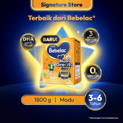 Bebelac 4 / Bebelac 3+ Madu Susu Pertumbuhan Bubuk 1800gr - Untuk Usia 3-6 Tahun