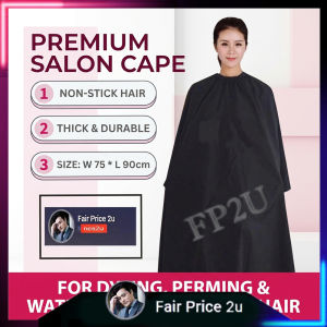 Premium Waterproof Barber Cape Professional Hair Dyeing Styling Salon Apron Extra Large Non-Stick Hair Cutting Gown Cloth Eco-Friendly Reusable