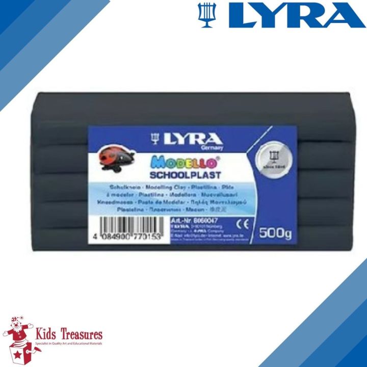 Lyra Modelling Clay Plasticine 500G- Black Pack of Lazada