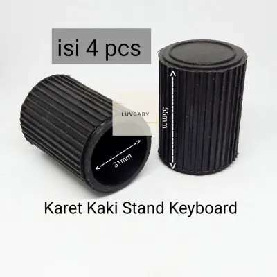 (4 pcs) Karet Kaki Stand Keyboard / Piano