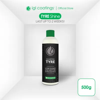 IGL Ecoshine Tyre | Tire Dressing | For Rubber Surface | Re Black Tyres | Tayar Silicone Wax