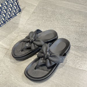 VIVOLILV (พร้อมส่ง) (แนะนำเพิ่ม1ไซส์)รองเท้าแฟชั่นผู้หญิง รองเท้าแตะแบบมีหู รองเท้าแตะมีโบว์ ยางนิ่มใส่สบาย รุ่น
