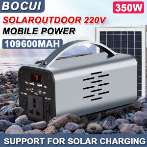 Bocui 350W 109600mAh Fast Charge power station large capacity inverter outdoor With Panels large powerbank with large capacity 220V portable charger energy storage emergency power supply dc / ac external battery