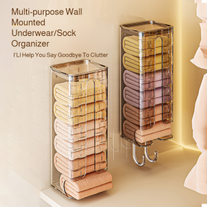 Storage Box Moisture-proof Organizer Dustproof Wall-mounted 360 Degree Rotation High Load-bearing Capacity
