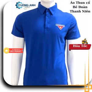 Áo đoàn thanh niên áo thun cổ bẻ đoàn thanh niên áo đồng phục đoàn thanh niên nam nữ áo phông đoàn thanh niên cao cấp hàng chất lượng cao giá rẻ Loại 1