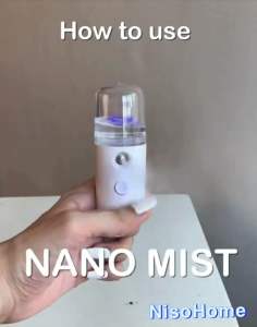 Portable USB Nano Mist Design Air Sanitizer Sprayer Facial Steamer Auto Spray Beauty Water Mist Diffuser