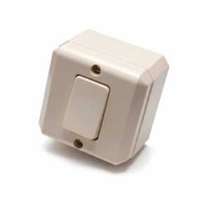 Rangkaian Perlengkapan Listrik BROCO Outbow (Tempel) Warna Krem