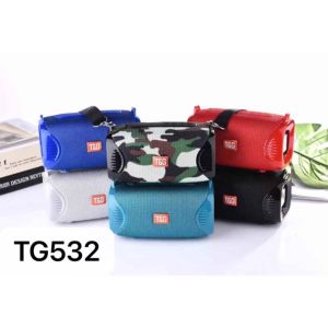 ลำโพงบลูทูธไร้สาย รุ่น TG-532 มีแถมสายสะพาย เสียบUSBFMSD CardAUX เสียงดี น้ำหนักเบา สะพายได้ ทนทาน พกพาไปได้ทุกที่ คุณภาพดี สะดวกสบาย แข็งแรง