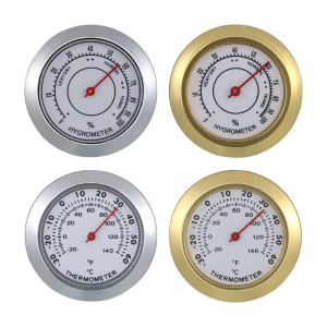 Hygrometer 43mm Hygrometer Round Analogs Hygrometer for Guitar Wine Box
