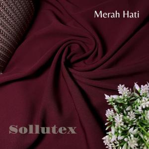 Kain Wolfis Premium Wollpeach  Luxury Eceran Harga Per 50 cm Lebar 15m Bahan Gamis Abaya Jilbab Syari Warna Polos Lembut Dan Jatuh