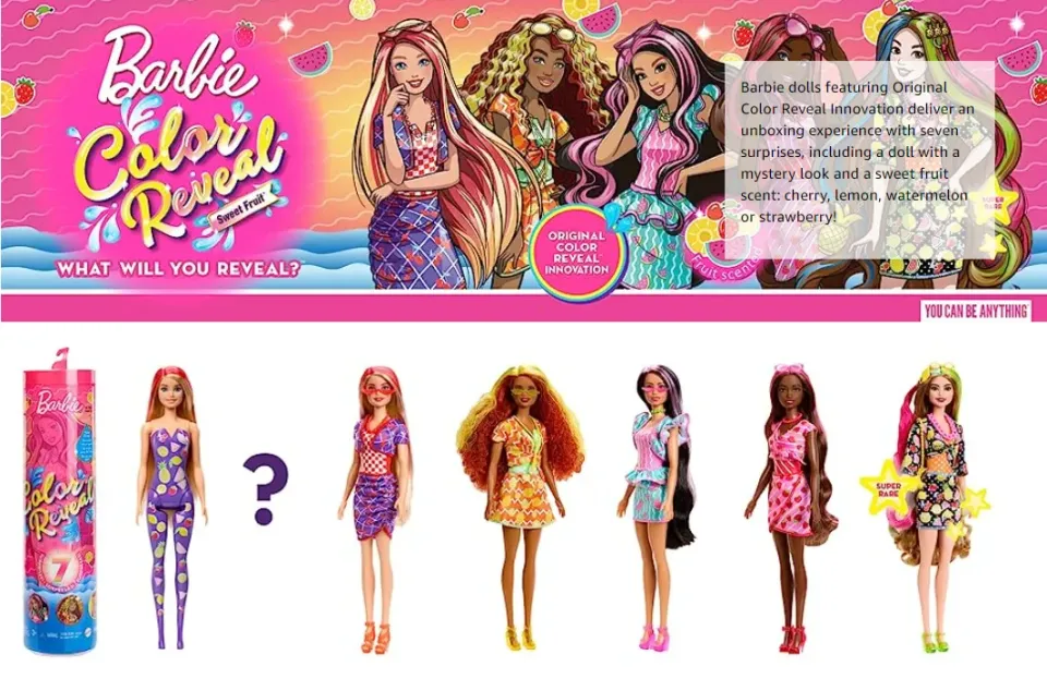 Barbie Color Reveal Sweet Fruit Series 