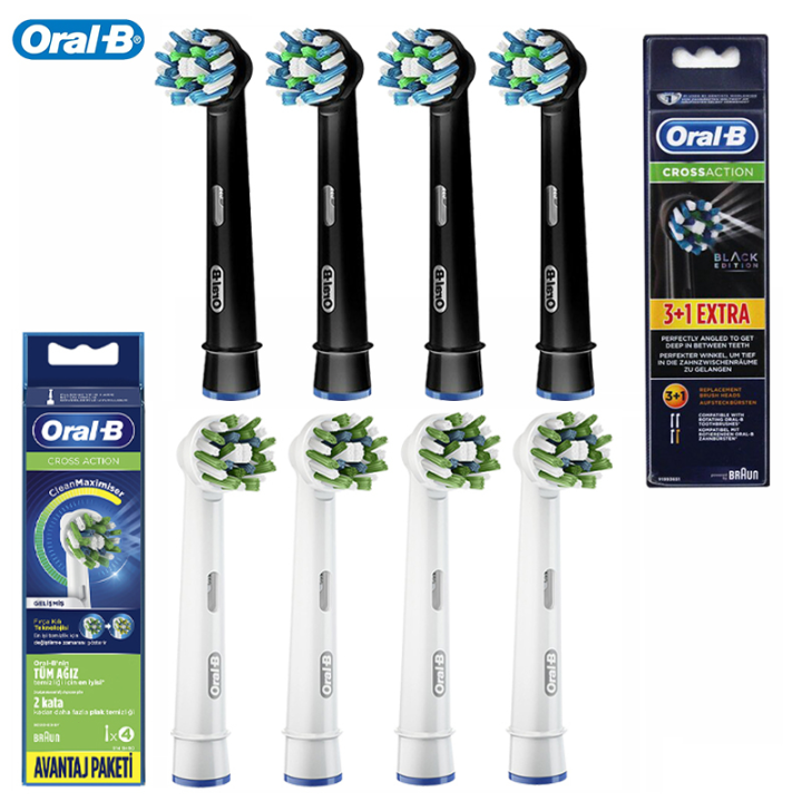 Oral B Electric Toothbrush Heads 16 Degree Angle Soft Bristle Deep ...