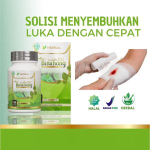 BIO BINAHONG kapsul herbal mempersepat penyembuahan luka pasca operasi dan deabetes