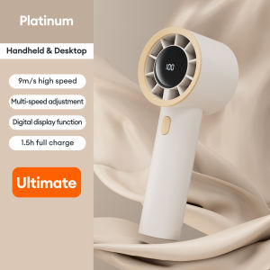 AVIDUS Mini Fan 5000mAh High Speed ​​Handheld Fan Pocket Fan 10x Enhanced Wind Power LED Display Long Lasting Battery