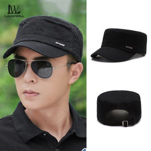 LouisWill หมวกเบสบอลของผู้ชายหมวกกันแดดปรับได้หมวกออกกำลังกายกลางแจ้งกีฬาหมวกบังแดดปักดีไซน์สันทนาการหมวกเบสบอลระบายอากาศหมวกแก๊ปโผล่แฟชั่นหมวกป้องกันแสงแดด