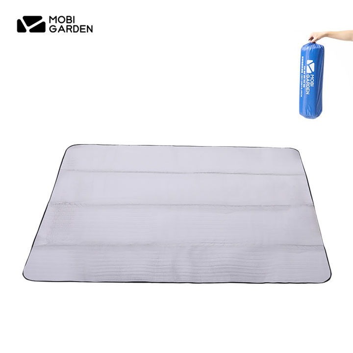 MOBI GARDEN Aluminum Foil Pad Picnic Mat Waterproof Beach Outdoor