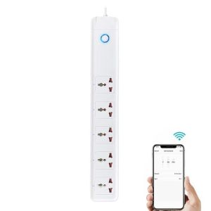 BH 6 tháng-Ổ Cắm Thông Minh Wifi Tuya Smart Life 4 Cổng 4 USB Điều Khiển Từ Xa Hẹn Giờ Tiện Lợi