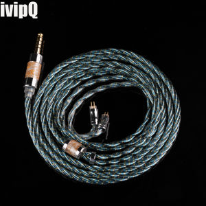 IvipQ - A10 Upgrade Cable - Compatible with 0.78-pin MMCX QDC TRS Dual 3.5 Interfaces / In-ear Headphone Cable
