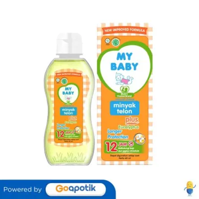 My Baby Minyak Telon Plus Eucalyptus Longer Protection 12 Jam 150 Ml