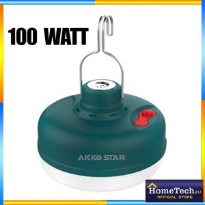 AKKO STAR Outdoor USB Rechargeable LED Lamp camping Bulbs Emergency Light Portable Hook Up Camping Lights Night Market Light
