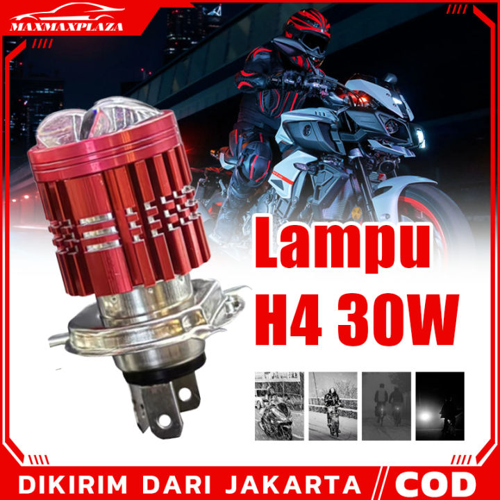 Lampu LED Utama Motor Mobil H-4 Laser D2 2 Warna Putih/Kuning & Putih ...