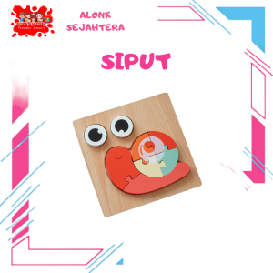 [ALONK.S] 3D Chunky Puzzle Baru | Mainan Edukasi Anak