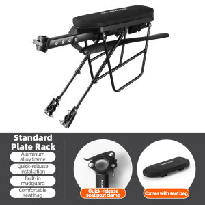 ROCKBROS giá sau xe đạp đa chức năng Nhôm hợp kim gắn sau xe giá để hành lý phát hành nhanh chóng MTB xe đạp đường trường tàu sân bay với Fender