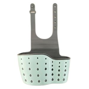 INVADER Silicone Storage Drain Basket Hanging Adjustable Hanging Drain Basket Soft Kitchen Accessories Soap Sponge Shelf Bathroom