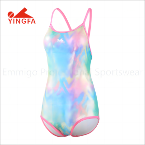 YINGFA ชุดว่ายน้ำแข่งขันสามเหลี่ยมคลุมหน้าท้องใหม่2024ชุดว่ายน้ำชุดอาบน้ำแข่งขันเพื่อลดน้ำหนักสำหรับวัยรุ่นสาวๆ