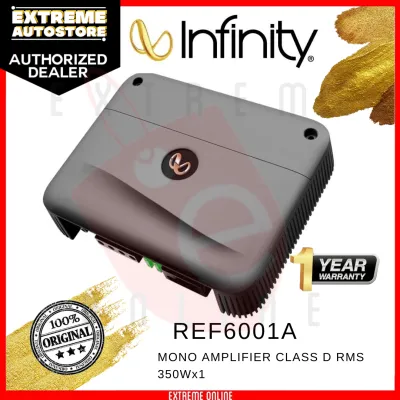 Infinity Reference 6001A Reference Series mono subwoofer amplifier — 600 watts RMS x 1 at 2 ohms