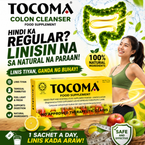 Original TOCOMA Detox Colon Cleanse Supplement with Fruit & Vegetable Extracts | Digestive Health Support