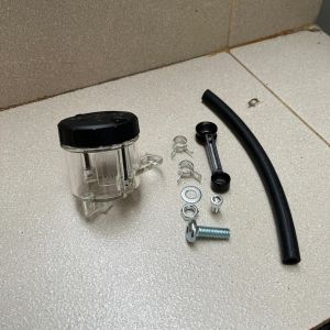 TABUNG MINYAK REM DEPAN BELAKANG BIG MODEL JUMBO SMOKE CLEAR PLUS BREKET TABUNG SELANG