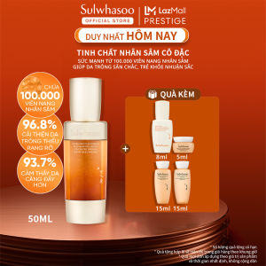 Tinh chất Nhân Sâm Cô Đặc Tái Tạo Nền Da Săn Chắc 50ML Sulwhasoo Concentrated Ginseng Rejuvenating Serum 50ml