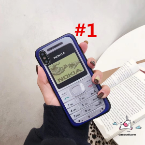 ❥【สปอตสินค้าคงคลัง + Gratis Ongkir + รหัส】❥เคสโนเกียเคสทรงตรงทำจากซิลิโคนนิ่มใช้ได้กับ iPhone 11 6 6S 15 Plus 7 8 Plus X XR XS MAX 16 15 12 14 13 11 Pro Max SE 2020