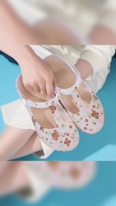 [Free Shipping] WomenS Summer New Clogs Nurse Slippers Slip-Resistant Half-Closed Toe Soft-Soled Comfortable Outdoor Sandals Flat Jelly Shoes