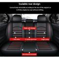 Isuzu special car leather seat cover fully surrounds five-seat car seat protective cover car accessories Suitable for Isuzu MU-X LANDER DISCOVER D-MAX  and other five-seater models. 