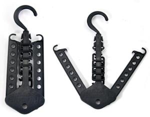 Black Clothes Drying Rack Multifunctional Folding Clothes Rack Drying Rack Dry And Wet Dual-Use Travel Magic Clothes Hanger (READY STOCK)