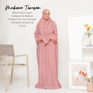 Mukena Dewasa Terusan Polos by Dianhijab.id - Bahan Rayon Viscose Premium- Bisa COD