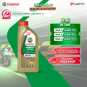 Dầu nhớt xe tay ga CASTROL POWER1 SCOOTER 4T 10W-40 (1L)