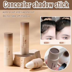 【Natural Coverage】Sweat-Proof Hairline Filler Stick Hairline Filling Repairing Artifact Eyebrow Shadow Powder Hair Hairline Powder Shading Hairline Filler Stick Natural Look Concealer Sweatproof Shadow发际线填充修容棒