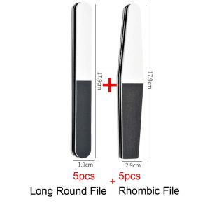 5pcs Model File Elongated Round Rhombic for Gundam Gunpla GK DIY Model Making Tool Practical Washable Multipurpose Model File