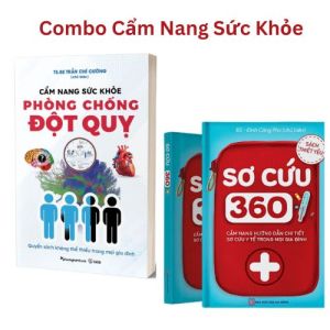 Combo Cẩm Nang Sức Khỏe Phòng Chống Đột Quỵ và Sơ Cứu 360